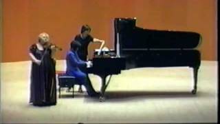 Bartok Romanian Folk Dances Dora Schwarzberg violin Nanako Pohl piano [upl. by Cirederf]