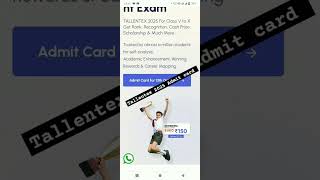 Tallentex 2025 admit card how to register download music song admit tallentex [upl. by Fugazy]