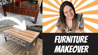 Transform Your Coffee Table StepbyStep Furniture Makeover Guide [upl. by Nishi]