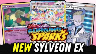 Sylveon ex Pokemon TCG Deck Guide List and Strategy  Surging Sparks [upl. by Raeann]