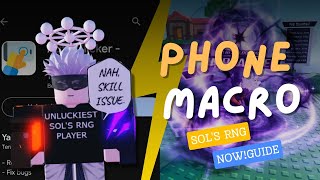 Mobile Macro Farming for Sols RNG  Auto Clicker Tips amp Tricks [upl. by Lledniuq]