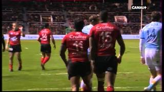 Top14 Toulon vs Perpignan Essai1 Smith [upl. by Suoivart641]