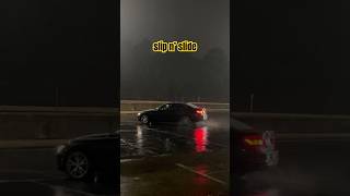 BMW F30 Drifiting in the rain 🏊🏽‍♂️ bmw328i drifting m340i subscribe [upl. by Kemme]