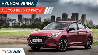 Hyundai Verna Design Engines Features Colours and Price  All You Need to Know  CarWale [upl. by Rebeka313]