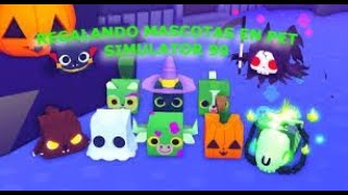 Regalando Mascotas en Pet Simulator 99 [upl. by Sowell]