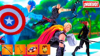 JUGANDO CON LOS VENGADORES VS THANOS  NUEVO AVENGERS X FORTNITE  ElChurches [upl. by Purington]