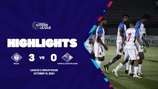 Belize vs Turks and Caicos Islands  202425 Concacaf Nations League [upl. by Derk]