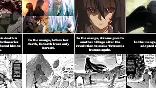 Akame Ga Kill  All Difference Between Anime and Manga  Anime TV [upl. by Hodgson680]