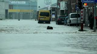 Inondations coulées de boues routes fermées Trooz [upl. by Ahsuatal]