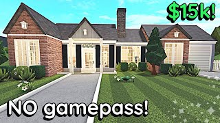 Realistic Bloxburg NO GAME PASS House Build Tutorial Part 1 [upl. by Chappie691]