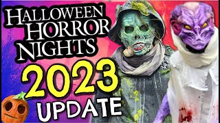 Halloween Horror Nights 2023 SCARE ZONE UPDATE  HHN 32 [upl. by Llenra]