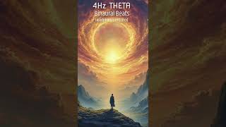 4 Hz Pure Theta  Binaural Beats  Headphones required [upl. by Rosenkrantz]