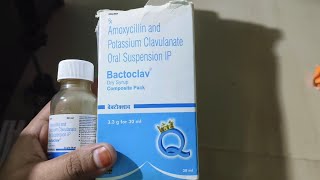 Bactoclav Dry Syrup  Amoxicillin and Potassium Clavulanate Oral  USES DOSES PRICE amp REVIEW [upl. by Gerdeen]