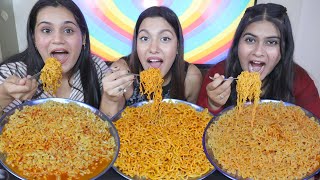 Worlds Spicy Korean Noodles Eating Challenge  Spiciest Korean Noodles Competition  Food Challenge [upl. by Hayse]