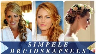 Simpele bruidskapsels [upl. by Mano]