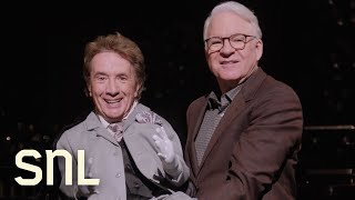 Steve Martin Unpacks Martin Short in the SNL Studio [upl. by Enicul739]