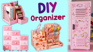 FANTASTIC ORGANIZER IDEAS  Locker Organizer  Desk Organizer From Cardboard and more [upl. by Ennail]