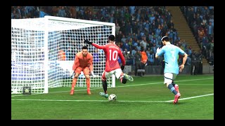 EA FC 25 PS5 Rashford big rush goal Vs City Sliders V3 FUMA World Class [upl. by Aidnic]