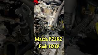 How To FIX Mazda P2262 Fault Code  Mazda Exhaust Pressure Sensor Replacement [upl. by Annaeed]