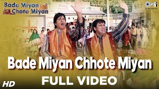 Bade Miyan Chote Miyan  Title Track  Bade To Bade Miyan Chote Miyan Subhanallah [upl. by Enidanreb343]