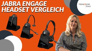 JABRA ENGAGE HEADSET VERGLEICH – Jabra Engage 65 und Engage 75 [upl. by Hairacaz]