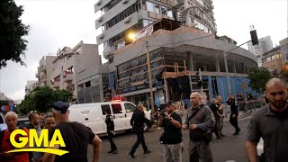 Large explosion rocks Tel Aviv [upl. by Olinad148]