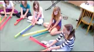 Somebody that I used to know  boomwhackers iwmv [upl. by Aneehsak]