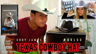 UNBOXING MY CODY JAMES MENS WESTERN COWBOY HAT [upl. by Tomasz536]