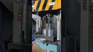 300 tons of cold extrusion hydraulic press is manufacturing products hydraulicpress machine [upl. by Horick]