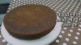 Eggless chocolate sponge1kgBasicampsimpleCreamy creations [upl. by Fe]