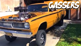 Top 10 Street Gassers 2024  Drag Racing and Car Show Gassers Compilation [upl. by Isaac538]