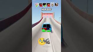 Help Me Get My Crush Attention In A Car Jump Challenge 😥⚡ shorts beamngdrive [upl. by Almallah365]