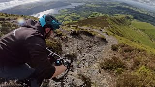 Epic lake district descent  Ullock Pike  Skiddaw MTB [upl. by Reyna455]