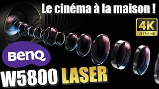 DEBALLAGE  TEST BenQ W5800 Le meilleur projecteur 4K UHD LASER BENQ  🤩 [upl. by Ruth]