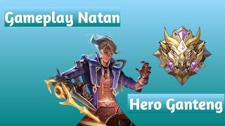 Gameplay Natan  Mobile legends  Kvxbattle [upl. by Quiteria525]