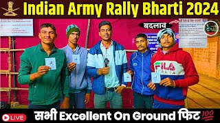 Indian Army Rally Bharti Live  Army Agniveer Physical Test 2024  Army Rally Bharti Runing Pass [upl. by Atiuqcaj]