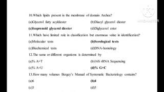 Bacteriologist  Microbiologist  MCQ Kerala Water Authority [upl. by Flossy749]