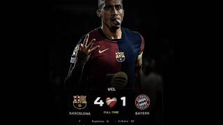 Barcalona latest goal score 41🥶📈 bayernmunich barcalona shorts viral trending edit fypcr7 [upl. by Hild]