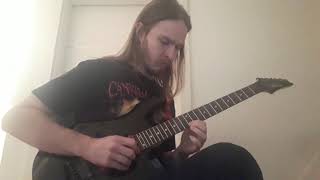 Necrophagist  Ignominious And Pale solo cover [upl. by Menedez]