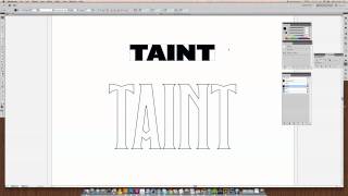 Create ornate type in Illustrator  part 1 [upl. by Kissee362]