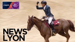 Delestre comes out on top von Eckermann in 2nd place in Lyon  Longines FEI World Cup™ Jumping [upl. by Enybor]