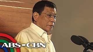 TV Patrol Wala nang sisihan sa nakaraang pamahalaan  Duterte [upl. by Pompei]