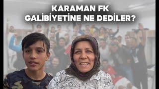 Karaman FK Lig Atlayabilecek Mi  Karaman Sokak Röportajı [upl. by Timon313]