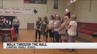 Walk through the Hall Cowpens Middle School [upl. by Dachi]