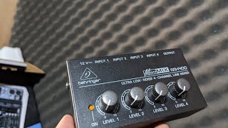 Behringer micromix MX400 [upl. by Vinaya]