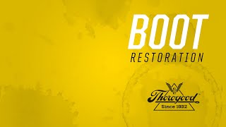 BOOT RESTORATION FOR THOROGOOD® BOOTS THROUGH NuSHOE® [upl. by Astraea]