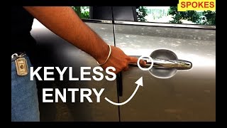 Keyless Entry Explained in 2 minutes  Feat Maruti Suzuki Baleno [upl. by Ynaffik]