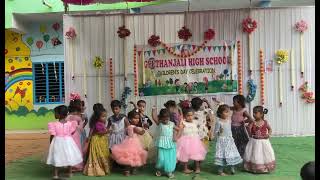 Roly poly dance performance by nursery kids at Geethanjali High School for children’s day [upl. by Kannan]