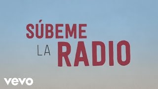 Enrique Iglesias  SUBEME LA RADIO Animated Lyric Video ft Descemer Bueno Zion amp Lennox [upl. by Aihsemat]