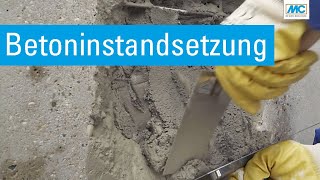 Betoninstandsetzung Arbeitsschritte  Beton reparieren Beton sanieren [upl. by Keverne]